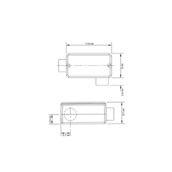 Condulete S/Rosca Tipo LL 1 C/Tampa 56104/093 - Tramontina