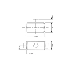 Condulete S/Rosca Tipo T 1.1/4 C/Tampa 56106/094 - Tramontina