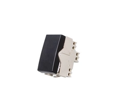 Módulo Sleek Clean Interruptor Paralelo 10A Preto Fosco Ebony 16809 - Margirius