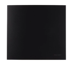 Placa Sleek Clean 4x4 Cega Preto Fosco Ebony 14452 - Margirius