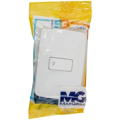 Conjunto B3 Pulsador Minuteria Branco 19467 - Margirius