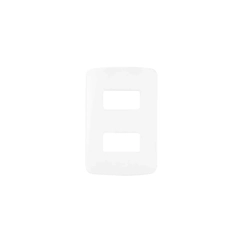 Placa B3 2x4 2 Postos Separados Branco 19421 - Margirius