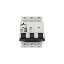Disjuntor DIN Trifásico Curva-C 40A 3kA 05121.7040.31 - Soprano