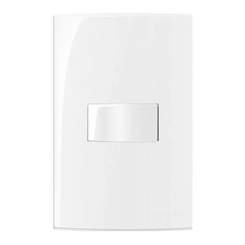 Conjunto Sleek Interruptor Paralelo 1 Tecla Branco 16015 - Margirius