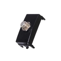 Módulo Sleek Ebony Tomada TV Coaxial 16540 - Margirius