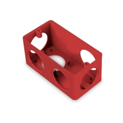 Condulete PVC 1 6 Entradas Vermelho - Masster