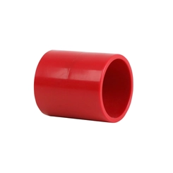 Luva sem Rosca para Eletroduto PVC 1 Vermelho - Masster
