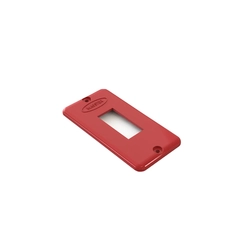 Tampa PVC 1 Tecla 1 Vermelho - Masster