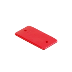 Tampa PVC Cega 1/2 a 3/4 Vermelho - Masster