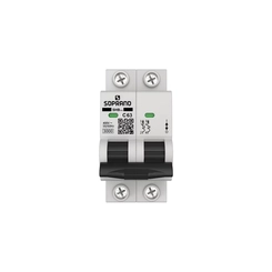 Disjuntor DIN Bifásico Curva-C 63A 3kA 05121.7063.21 - Soprano