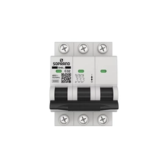 Disjuntor DIN Trifásico Curva-C 32A 3kA 05121.7032.31 - Soprano