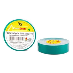 Fita Isolante Colorida 18mm x 20m Verde 2000-EVD - Enerbras
