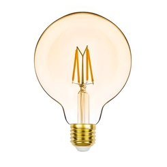 Lâmpada LED Retro Filamento Globo Gde G125 E-27 4W 2400K
