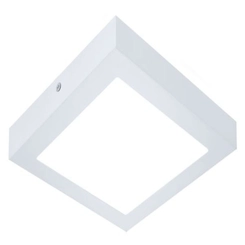 Painel LED Sobrepor Quadrado Branco 6W 3000K BFP Bivolt - Blumenau