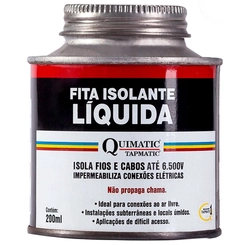 Fita Isolante Líquida 200ml Preta