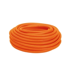 Mangueira Corrugada PVC Laranja 1/2 Rolo 10m - Belplast