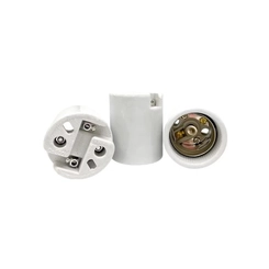Soquete Porcelana E-27 Para Luminária Mt-2243