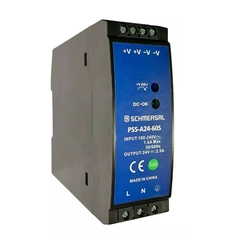 Fonte Chaveada Entrada Bivolt Saída 24VCC 2,5A PSS-A24-60S 164314 - Ace Schmersal