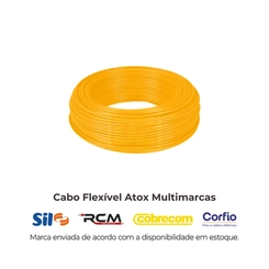 Cabo Flexível 1KV HEPR 90 Graus 25,00mm Amarelo
