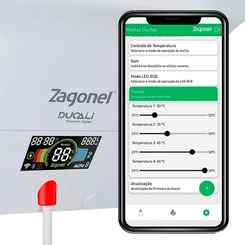 Chuveiro Ducha Ducali Premium Eletrônico Branco 220V 7500W DDPEL75220BR03 - Zagonel