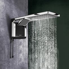 Chuveiro Acqua Duo Ultra Flex 220V 6800W Preto Cromado 7510119 - Lorenzetti