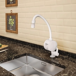 Torneira Elétrica Easy Bancada Branca 4800W 127V - Lorenzetti