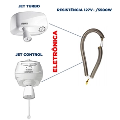 Resistência 220V 7800W Jet Control Eletrônico Turbo 3055-R 7589043 - Lorenzetti