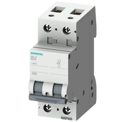Disjuntor DIN Bifásico Curva-C 4A 5SL1204-7MB - Siemens