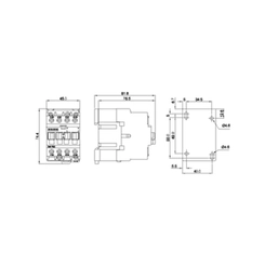 Contator Auxiliar 2NA+2NF 380VCA 3MH7022-1AQ20 - Siemens