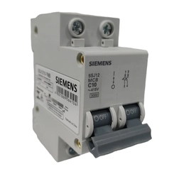 Disjuntor DIN Bifásico Curva-C 10A 5SJ1210-7MB - Siemens