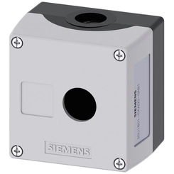 Caixa Plástica 1 Furo 22mm Cinza PI69K 3SU1801-0AA00-0AB1 - Siemens