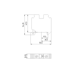 Conector SAK 16,0mm² VD/AM 8WH1000-0CK07 - Siemens