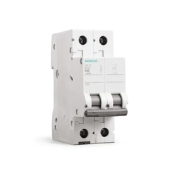 Disjuntor DIN Bifásico Curva-C 2A 5SL1202-7MB - Siemens