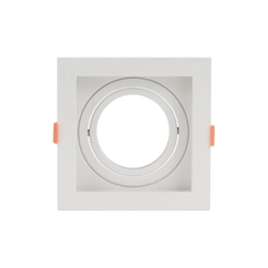 Spot Clean Embutir Quadrado 1XGU10 Ar70 Branco