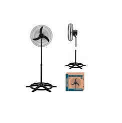 Ventilador Coluna 60cm 200W 3 Pás Preto Bivolt Premium - Ventisol