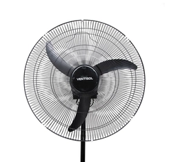 Ventilador Coluna 60cm 200W 3 Pás Preto Bivolt Premium - Ventisol