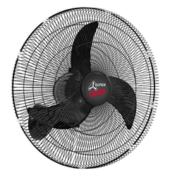 Ventilador Parede 65cm 230W Preto Bivolt Linha Super Delta - Venti-Delta