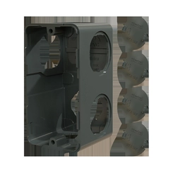 Condulete Pvc Cinza Múltiplo 1/2 - 3/4 Lpc6 - 10/15 Wetzel