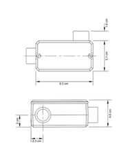 Condulete S/Rosca Tipo LR 3/4 C/Tampa 56105/092 - Tramontina