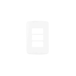 Placa B3 2x4 3 Postos Branco 19422 - Margirius