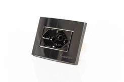 Tomada Sleek Ebony 2P+T 10A para Móvel 16573 - Margirius
