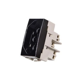 Módulo Sleek Ebony Tomada 2P+T 20A 16820 - Margirius