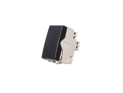Módulo Sleek Clean Interruptor Simples 10A Preto Fosco Ebony 16810 - Margirius