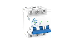 Disjuntor DIN Trifásico Curva-C 50A 6kA 05121.4050.31 - Soprano