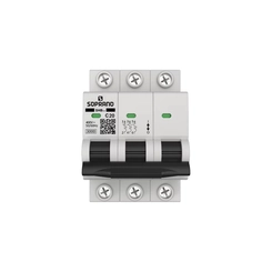 Disjuntor DIN Trifásico Curva-C 20A 3kA 05121.7020.31 - Soprano