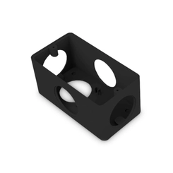 Condulete PVC 1/2 a 3/4 5 Entradas Preto - Masster
