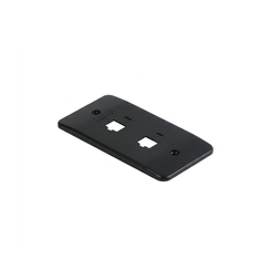 Tampa para Condulete PVC 2 RJ45 1/2 a 3/4 Preto - Masster