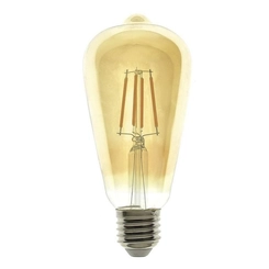 Lâmpada LED Retro Filamento Pera ST64 E-27 4W 2200K Bivolt