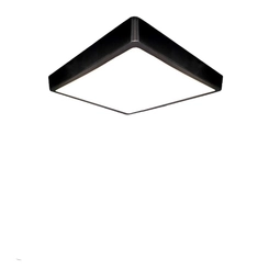 Painel LED Sobrepor Quadrado Preto 18W 6500K BFP Bivolt - Blumenau