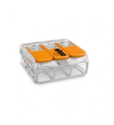Conector Emenda 3 Polos 1,0-6,0mm 41A 221-613 - Wago